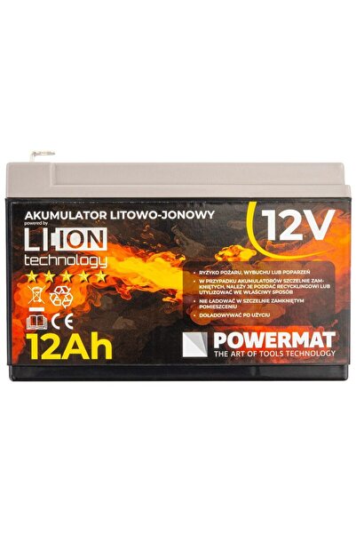 Powermat Baterie, acumulator universal Litiu-Ion pentru unelte, 12V 12 amperi,