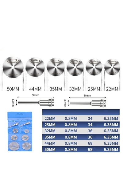 Choice3 8pcs set Mini HSS Metal Cutter Circular Saw Disc Wheel Blade Woodwork...