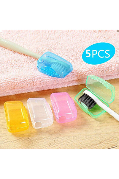 Choice 5 قطع غطاء واقي لرأس فرشاة الأسنان للسفر، غطاء واقي للرأس، محمول