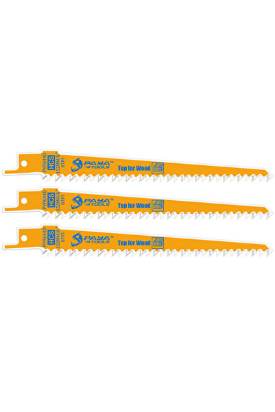 choice2 3PCS PAYA Wood Pruning Reciprocating Saw Blade 6-Inch 6TPI Sabre Saw ...