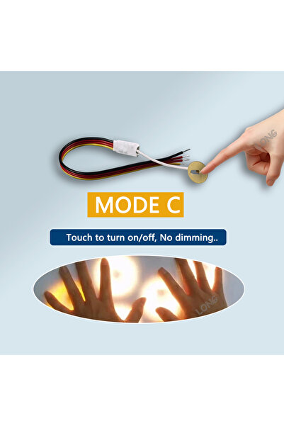 Choice ON OFF No dimming DC3.7-24V 2.5A Touch Dimmer Switch Mini Intelligent ...