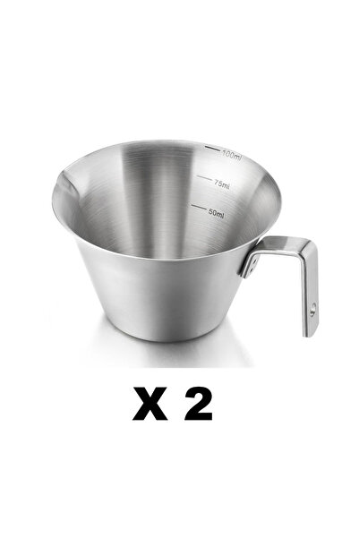 Choice 2pcs packed 304 Stainless Steel Espresso Shot Cup 3.4 oz/ 100 ml Espre...