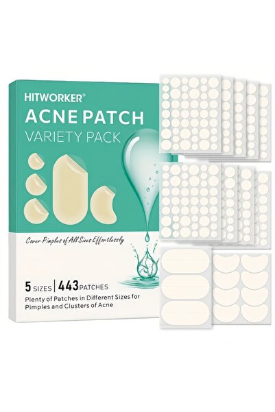 Choice 443pcs 443 Hydrogel Acne Patches for Removing Blemishes on the Face, C...