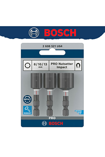 Choice1 2608521U64 BOSCH 2608521U64 PRO Nutsetter Impact Cap Length 50MM Stur...