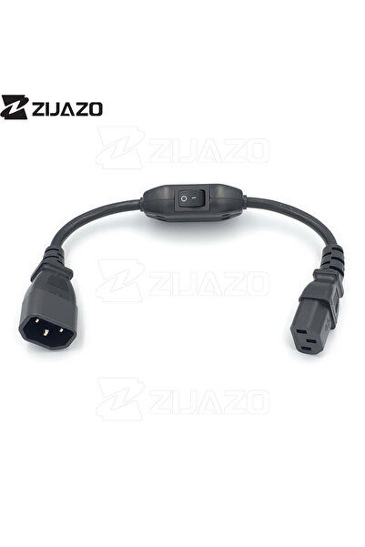 Choice 0.3M ZIJAZO 0.3M 0.5M C14-C13 Extension Power Cord, IEC 320 C13 Female...