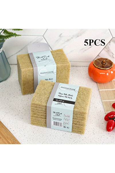 Choice 5pcs 5pcs Coconut Fiber Scouring Pads - Non-Woven, High-Quality Reusab...