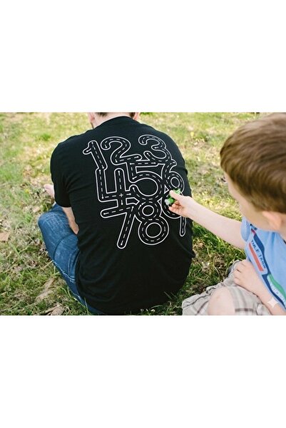 venüsdijital TRICOU DE ZIUA PĂRĂNTELUI CU NUMERE IMPRimate, CADOU PENTRU TATĂ
