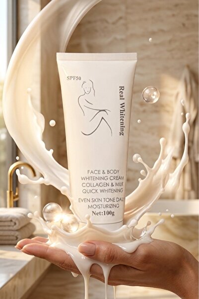 Mas'dala EGAR Beyazlatıcı Krem SPF50 Kolajen ve Süt Özlü Anında Aydınlatıcı E...