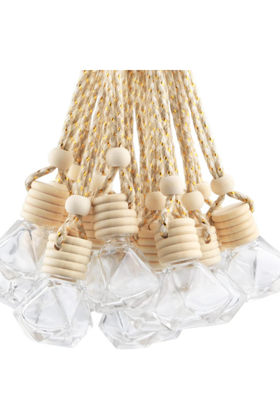 Choice زجاجات معطر هواء للسيارة فارغة قابلة للتعليق، 20 قطعة