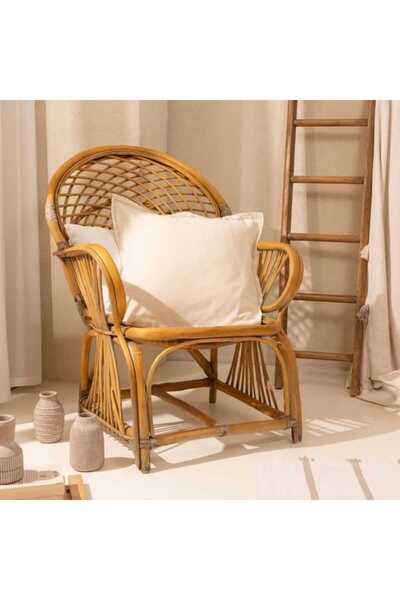 Soft Rett Pillow - Beige - 50x50 cm
