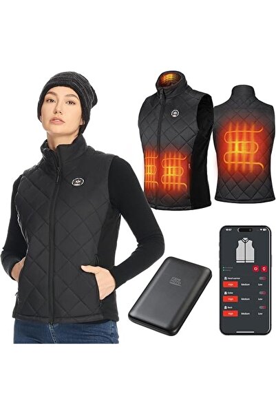 Dotail KEMIMOTO Heated Vest, 3 temperature settings, 10,000 mAh battery inclu...
