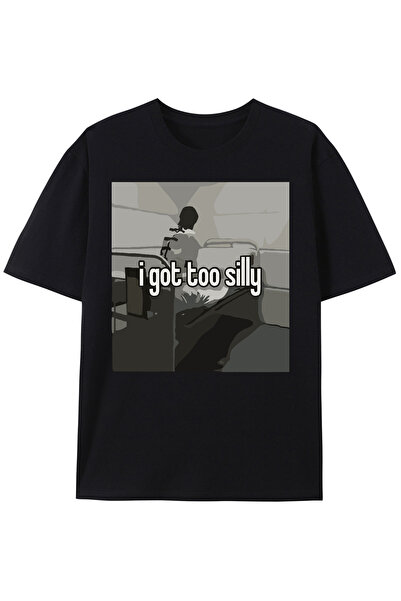 yiou trendy clothing تيشيرتات ريترو ممتعة بطبعة "أنا غبي جداً" للرجال والنساء