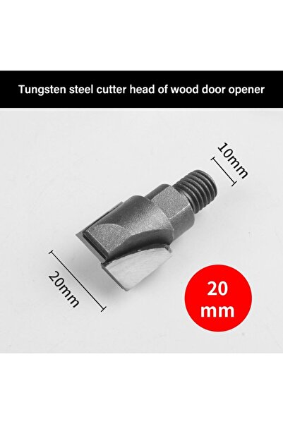 Choice5 20MM 10mm Shank 16.5-30MM Screw Thread Wooden Door Lock Slotting Cutt...