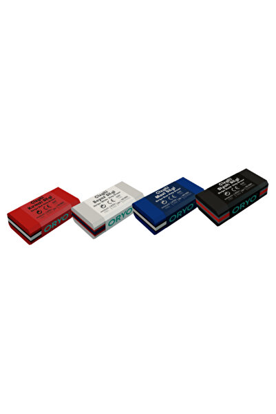 ORYO Striped Mixed Erasers 4 Pieces