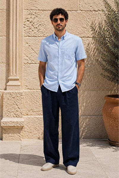 ALEXANDERGARDI Men's Short Sleeve Pocket Shirt