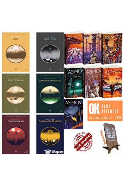 İthaki Yayınları Vakıf serisi (7 kitap) Isaac Asimov / Dune serisi (6 kitap) ...