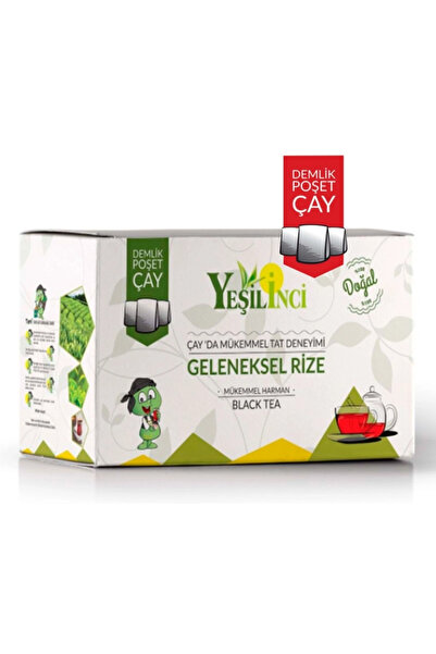 YEŞİLİNCİ Yeşil İnci Demlik Poşet 200 x 30 Gr ( 6 Kg ) Yogun Dem Yumuşak İçim