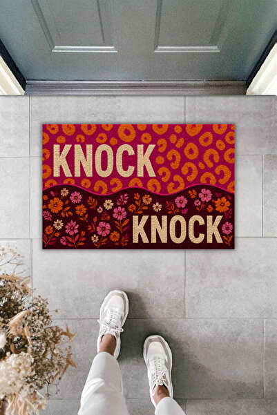 Dormot Home Knock Leopard Patterned Modern Door Mat – Digital Printed Non-Sli...