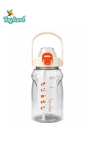 TOY LAND 1.5L Leakproof Sports Water Bottle with Straw & Carry Handle – Porta...
