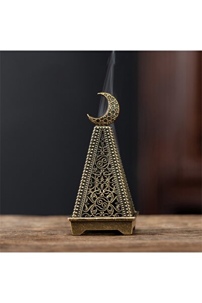Choice 1pc Metal Incense Burner Conical Pagoda Incense Burner Household Room ...
