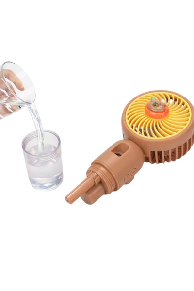 CaseTechnoo Mini Vantilatör Fan El Pervanesi Su Buharlı Küçük Mini Vantilatör