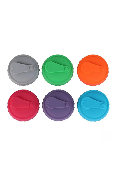 Choice1 6pcs typeB Silicone Soda Can Lid Reusable Can Stopper For Soda Beer D...