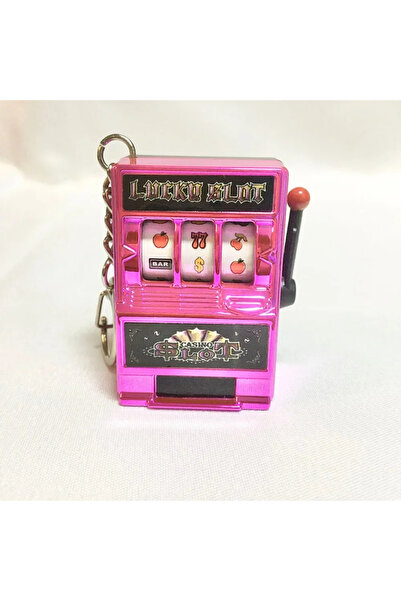 Choice3 D buckle Rose Red Simple Fashion Trend Keychain Toy Fruit Machine Slo...