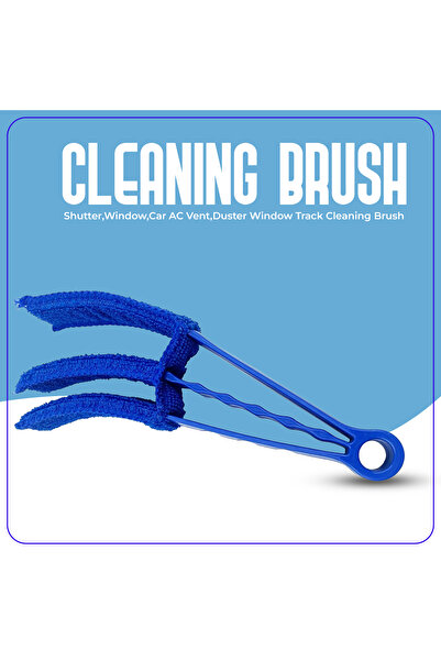 Generic 3-Prong Microfiber Blind Cleaner Brush for Window Blinds, AC Vents & ...