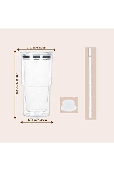 Choice SKY BLUE DIY 18oz Capacity Mason Jar Cups Break-Resistant Double Layer...