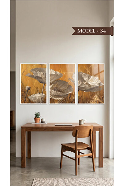 Akıllı Kağıt Glass-Look Adhesive Table Flower (Model- 34)