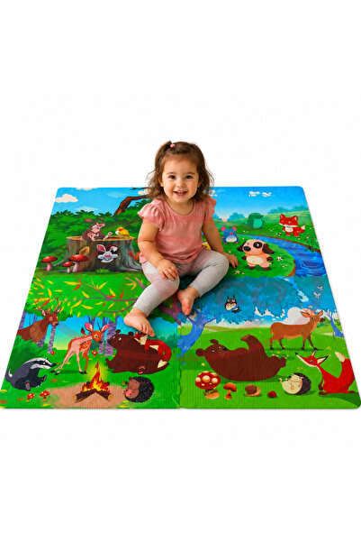 RCO Covoras Puzzle din Spuma EVA de joaca pentru copii, 60 x 60 cm, 4 piese -...