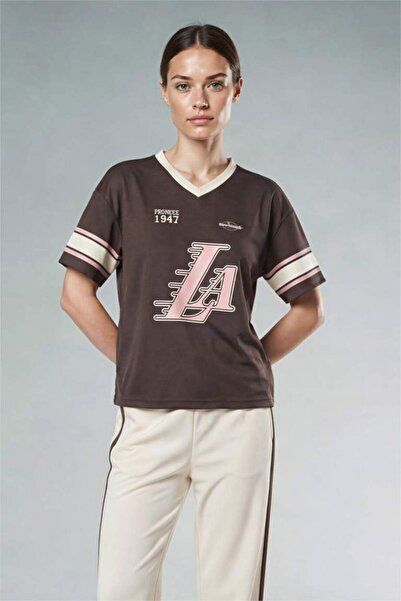 DeFacto Oversized Tulle Short Sleeve T-Shirt