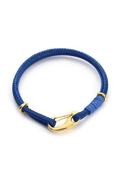 Choice1 Sapphire Simple Style Adjustable Leather Cord Charm Bracelets for Wom...