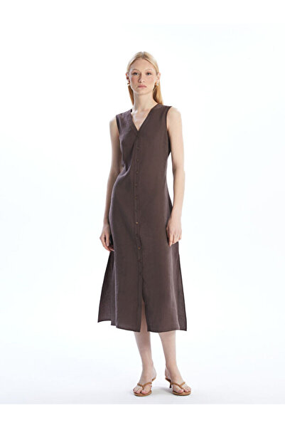LC Waikiki V-Neck Modal Blended Dress
