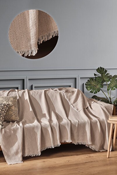 FARİKA Sofa Cover Size: 170 X 205 Cm Beige