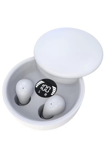 choice2 WHITE SK26 Bluetooth 5.4 Wireless Earphones Small Earbuds Sleeping Sp...