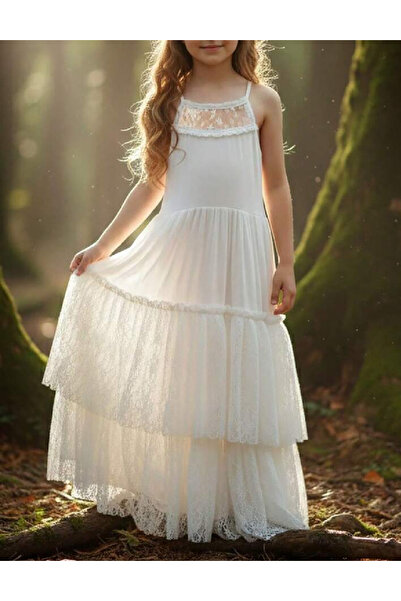 Evendi Dress, White