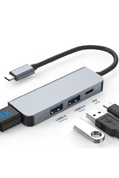 Choice 4-in-1 4-in-1 USB C Hub with 4K HDTV, 100W PD Charging, USB 3.0 Port f...