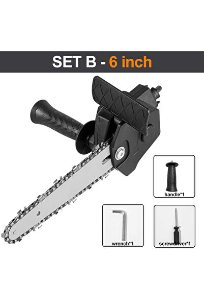 Choice1 Set B-6 inch 4/6Inch Electric Drill to Electric Chain Saw Adapter Hom...
