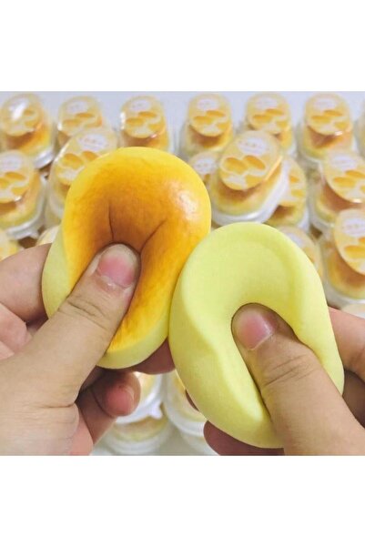 Choice one size Stress Relieving Squeeze Toy, 1Pcs Cute Half Cooked Cheese Sh...