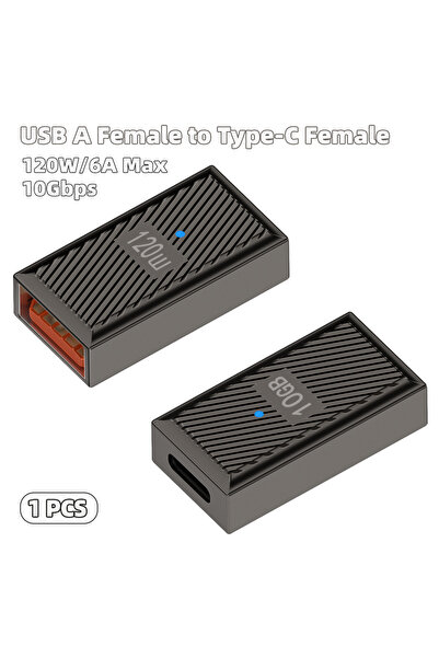 Choice9 محول USB C إلى USB 3.1 OTG بقوة 120 واط، محول من النوع C ذكر إلى USB ...
