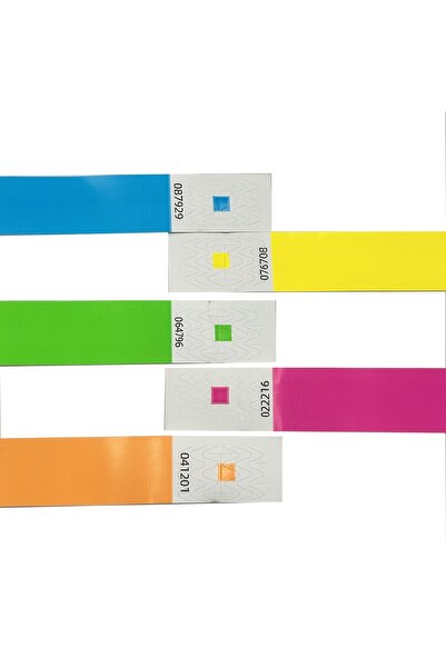 Choice1 Series Number 500pcs 500Pcs Disposable Paper Wristbands Tear-Away, Nu...