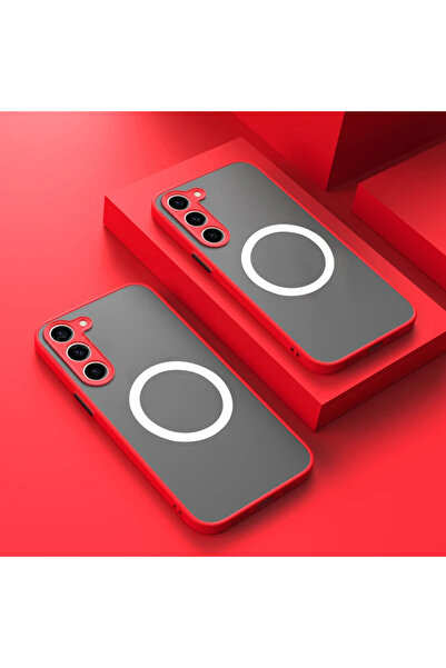 Choice8 Galaxy A05 Red Matte Magnetic Case For A26 A36 A56 A16 A15 A55 A35 A2...