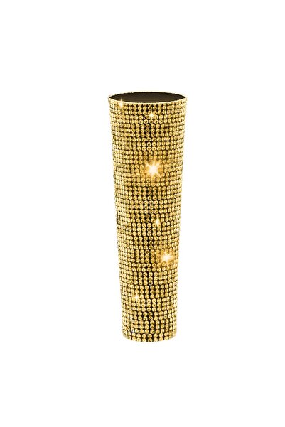 Choice Champagne Gold Rhinestones Wired Microphone Cover, Corded Microphone B...