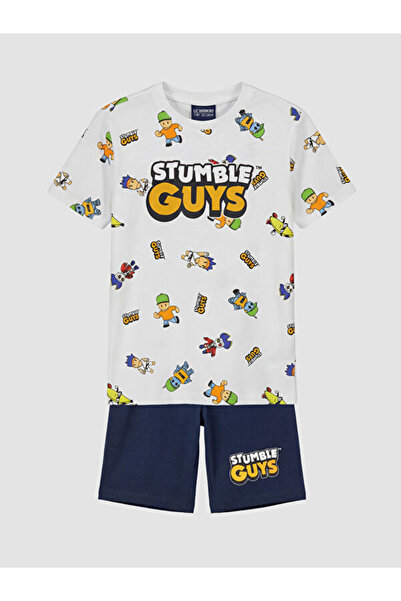 LC Waikiki مجموعة بيجامات للأولاد مطبوعة من Stumble Guys من Shining Store