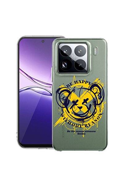 bestcase ¬Æ Husa Clear Slim Silicon Compatibila cu Xiaomi 15 Pro, Teddy Bear ...