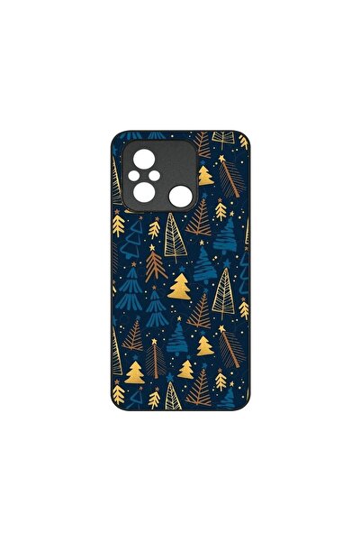 bestcase Λεπτή Γυάλινη Θήκη, Συμβατή με Xiaomi Redmi 12C, Χριστουγεννιάτικο Σ...