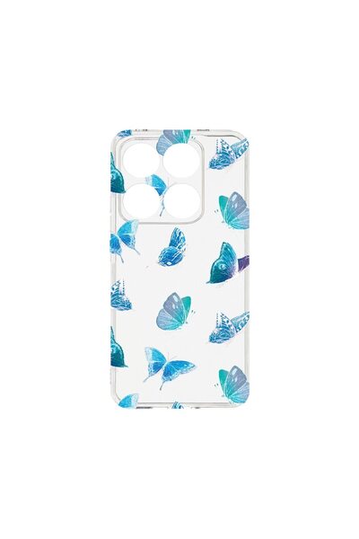 bestcase Θήκη για Xiaomi 14T, BestCase™ Διαφανής Σιλικόνη 2MM, Σχέδιο Πεταλού...