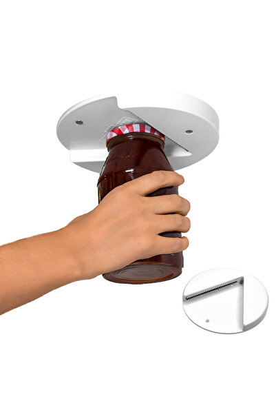 Velaris Round Under-Cabinet Mount Jar Opener - Open Effortlessly
