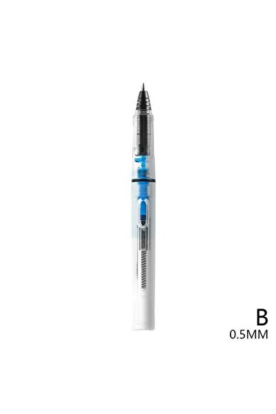 Choice1 0.5mm bullet Transparent Piston Fountain Pen Medium Nib